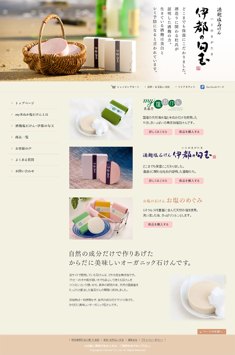 ホームページ制作実績